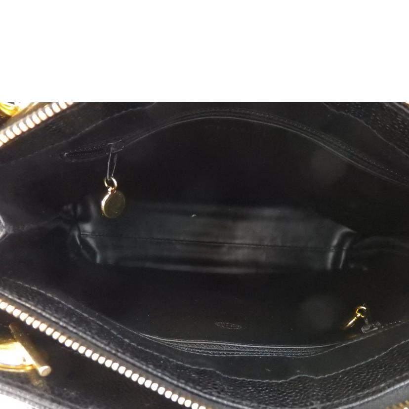 CHANEL シャネル/ココマークチェーンショルダーバッグ/キャビアスキン/黒/ゴールド金具//シリア****/ABランク/84