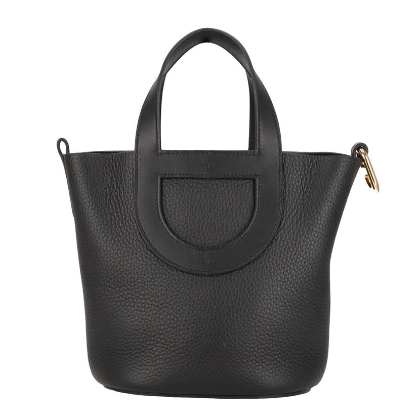 HERMES エルメス/インザループ18/トリヨン/ブラック/084274CC//B M********/Aランク/75