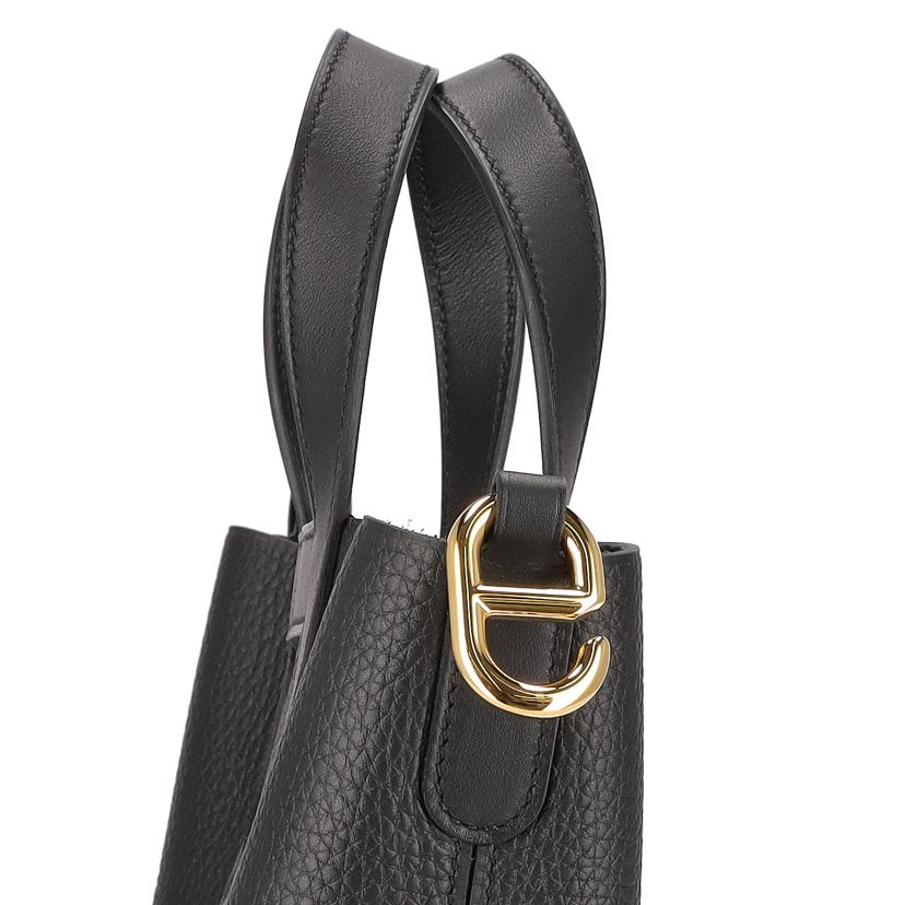 HERMES エルメス/インザループ18/トリヨン/ブラック/084274CC//B M********/Aランク/75