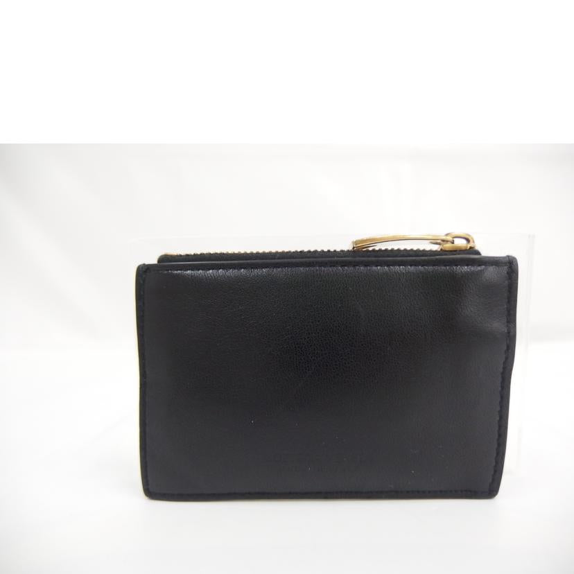 BOTTEGA VENETA ボッテガベネタ/マキシイントレチャートコインジップ/ブラック//ABランク/82
