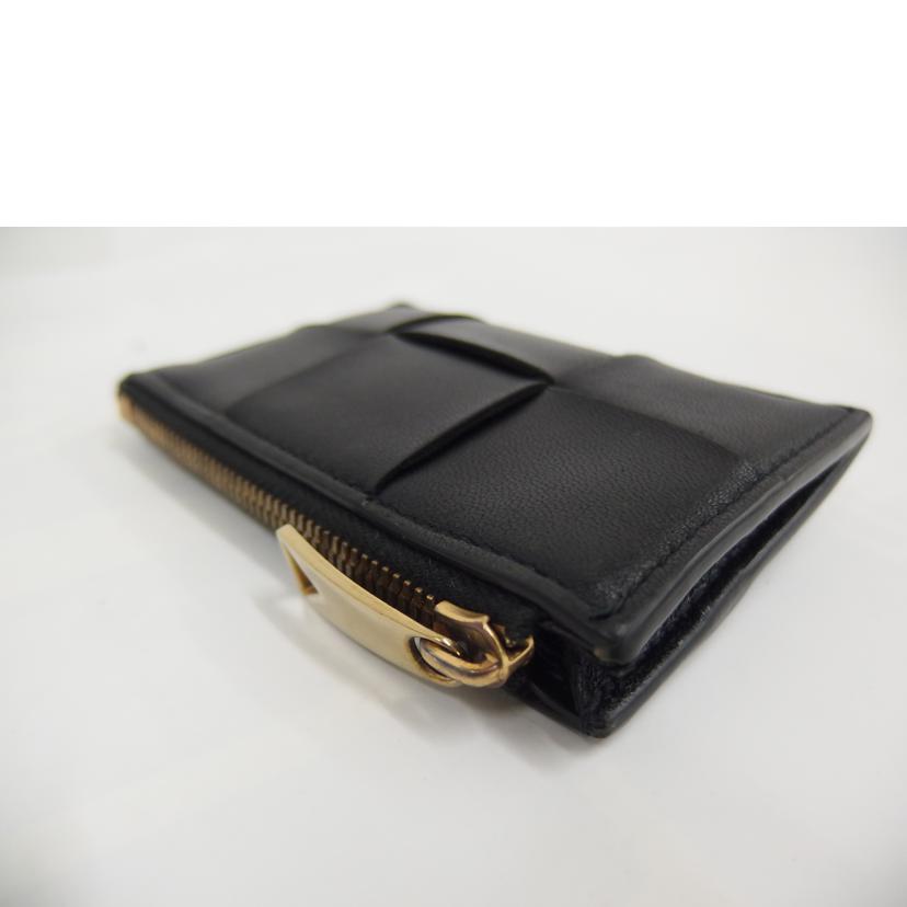 BOTTEGA VENETA ボッテガベネタ/マキシイントレチャートコインジップ/ブラック//ABランク/82