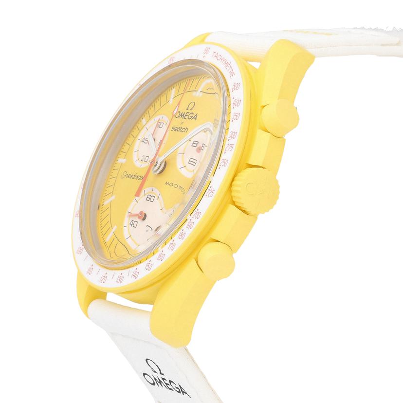 OMEGA×swatch オメガスウォッチ/ムーンスウォッチ/MISSION TO THE SUN/クオーツ/SO33J100//Aランク/38