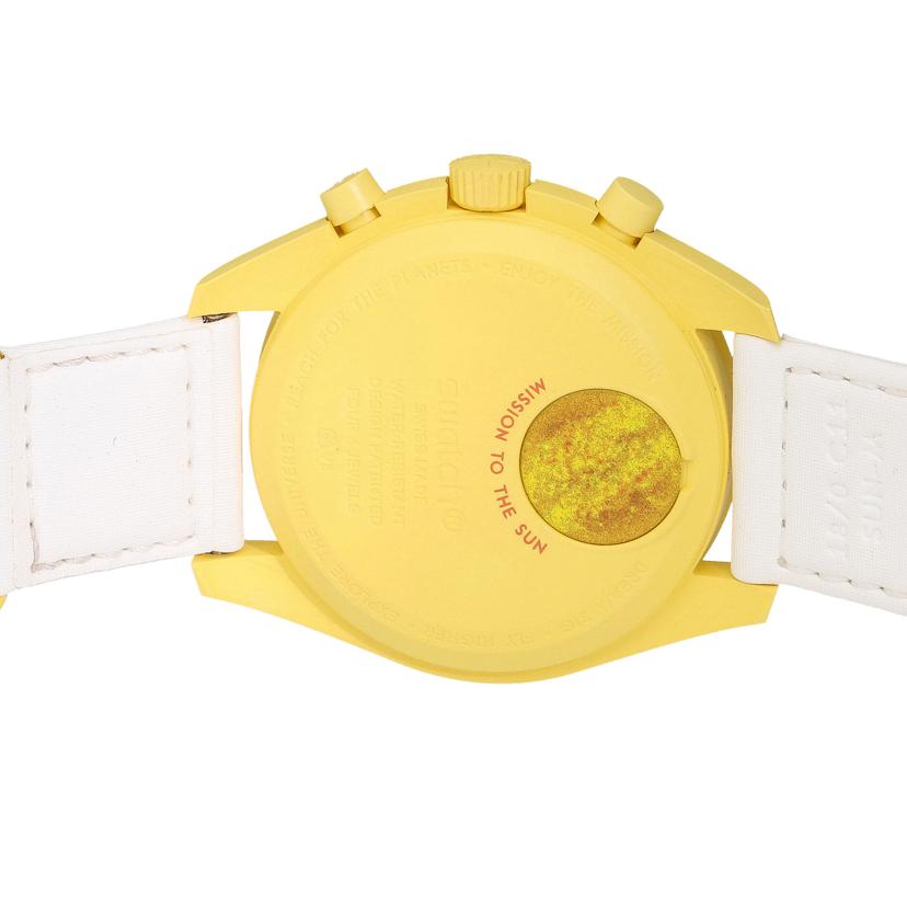 OMEGA×swatch オメガスウォッチ/ムーンスウォッチ/MISSION TO THE SUN/クオーツ/SO33J100//Aランク/38