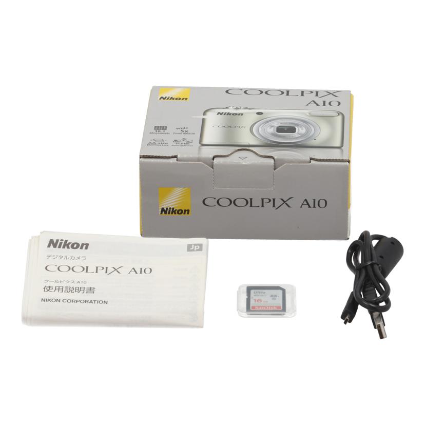 Nikon ニコン /デジタルカメラ/COOLPIX A10//20121617/Aランク/82