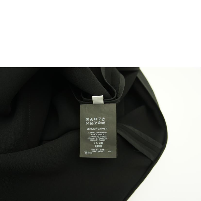 BALENCIAGA バレンシアガ/◇ポケット付き半袖ワンピース/ブラック//Aランク/18