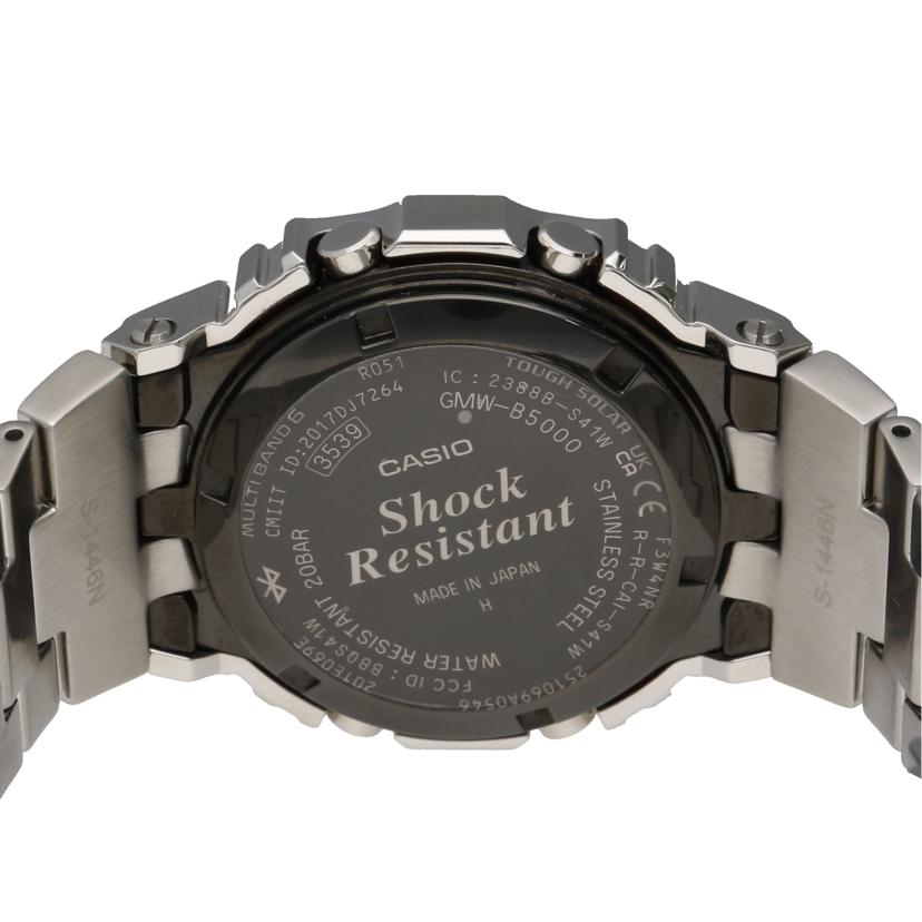 CASIO カシオ/G-SHOCK フルメタル電波ソーラーBluetooth/GMW-B500D-1CJF//251********/Aランク/89