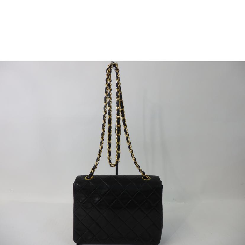 CHANEL シャネル/マトラッセ/ココマークミニチェーンショルダーバッグ/ラム/黒/ゴールド金具//228****/ABランク/84