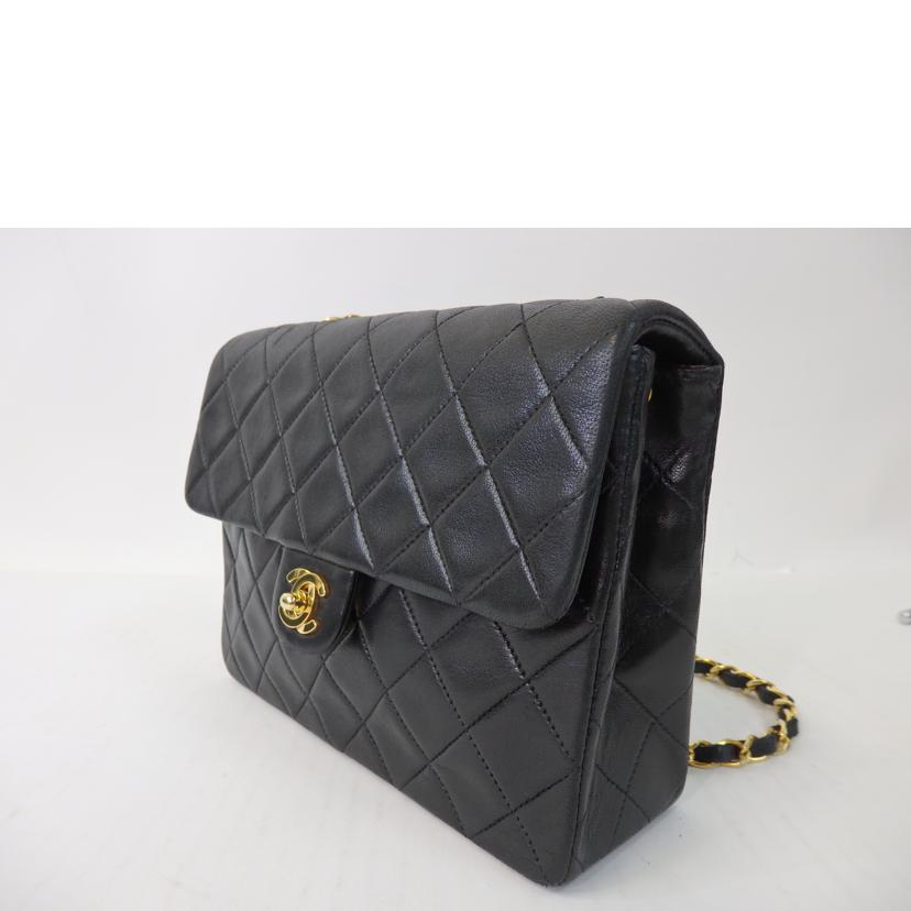 CHANEL シャネル/マトラッセ/ココマークミニチェーンショルダーバッグ/ラム/黒/ゴールド金具//228****/ABランク/84