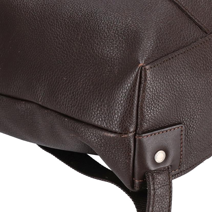 LONG CHAMP ロンシャン/LONG CHAMP レザーリュック 茶 //Bランク/78