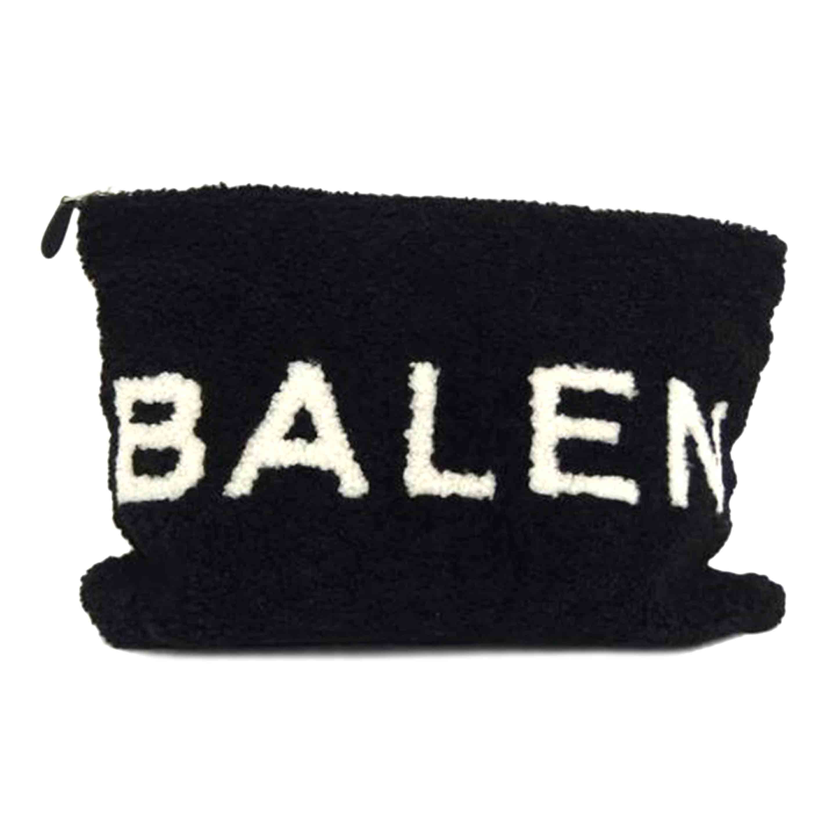 BALENCIAGA バレンシアガ/シアリングポーチ/492681-1080//A 5*****/ABランク/82