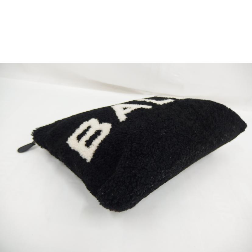 BALENCIAGA バレンシアガ/シアリングポーチ/492681-1080//A 5*****/ABランク/82