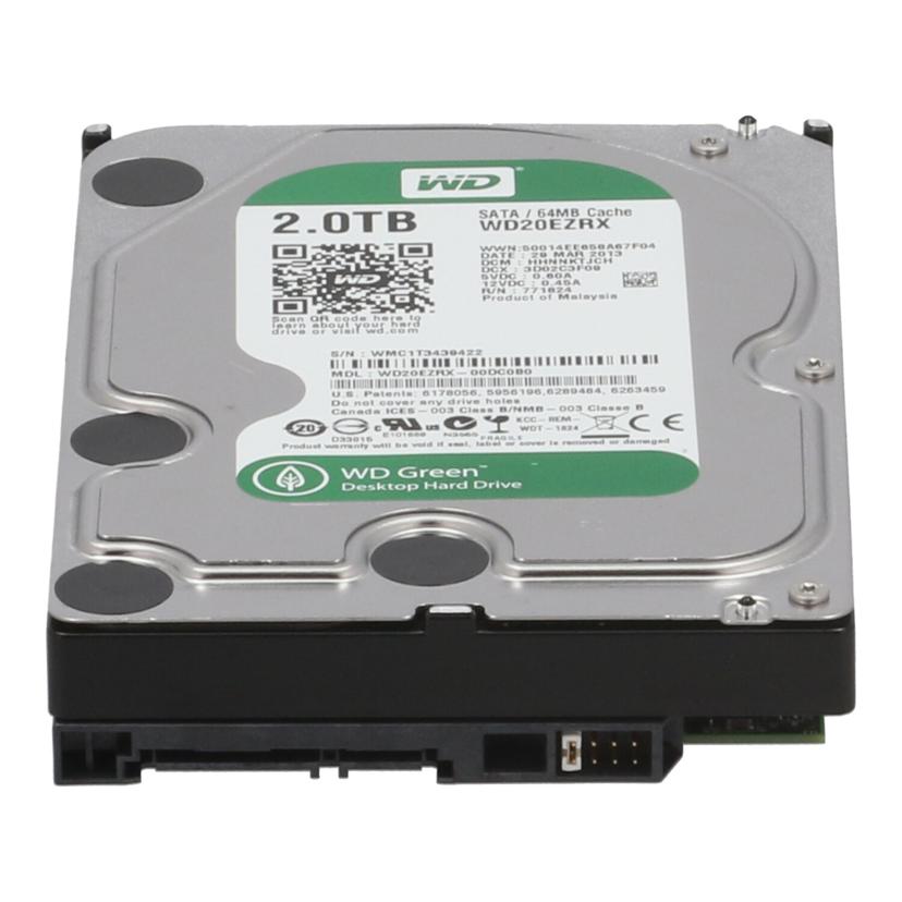 Western Digital WD ウエスタンデジタル /3.5インチ内蔵HDD 2TB/WD20EZRX//WMC1T3439422/Bランク/05
