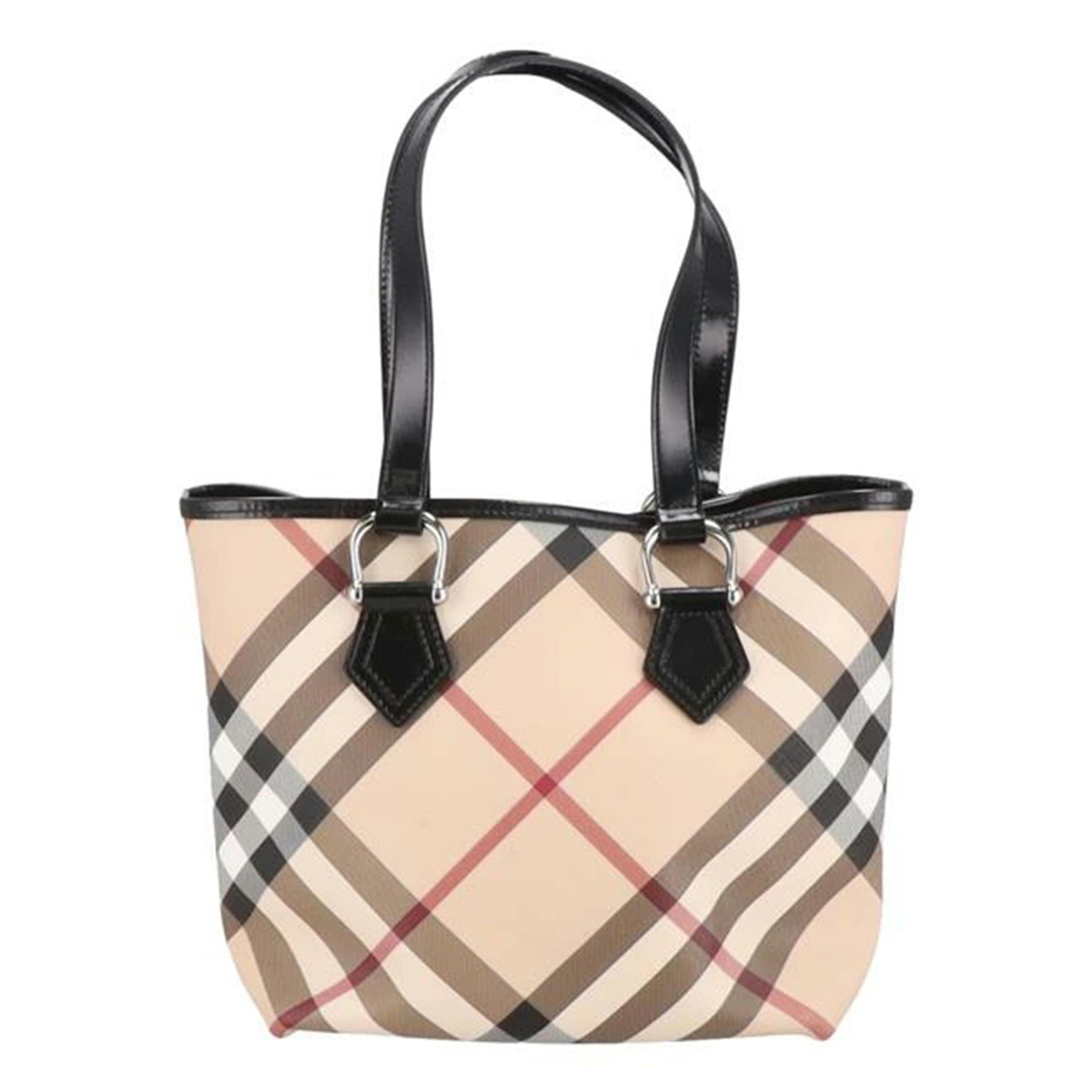 BURBERRY バーバリー/ノバチェック トートバッグ/BK/レディースバッグ/3200956//SBY***/Bランク/19