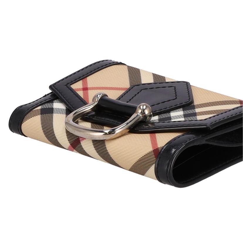 BURBERRY バーバリー/バーバリー/ノバチェック Wホック/二つ折り財布//Bランク/19