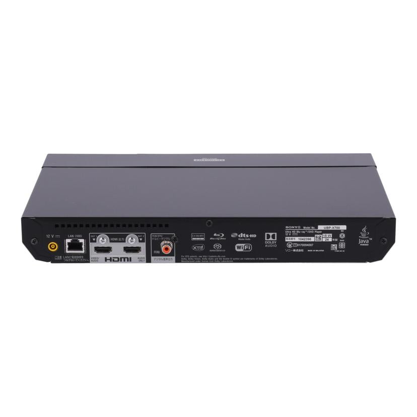 SONY ソニー /4K Ultra HD BDプレーヤー/UBP-X700//S011042396B/ABランク/62