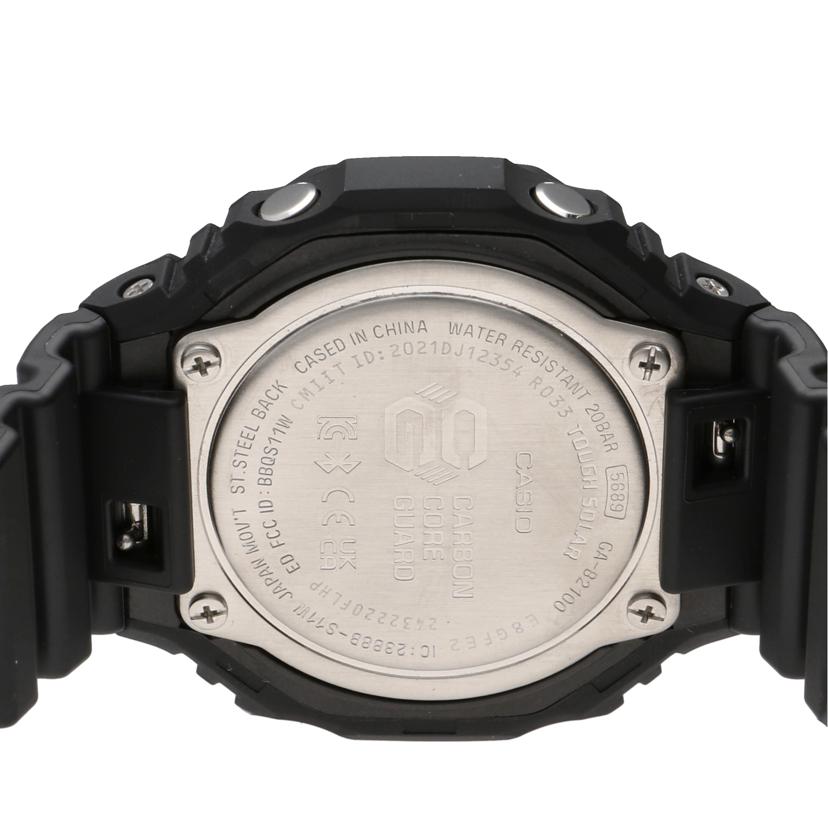 CASIO カシオ/G-SHOCK/スマホリンク&タフソーラー搭載モデル/GA-B2100-1AJF//E8G***/Bランク/85