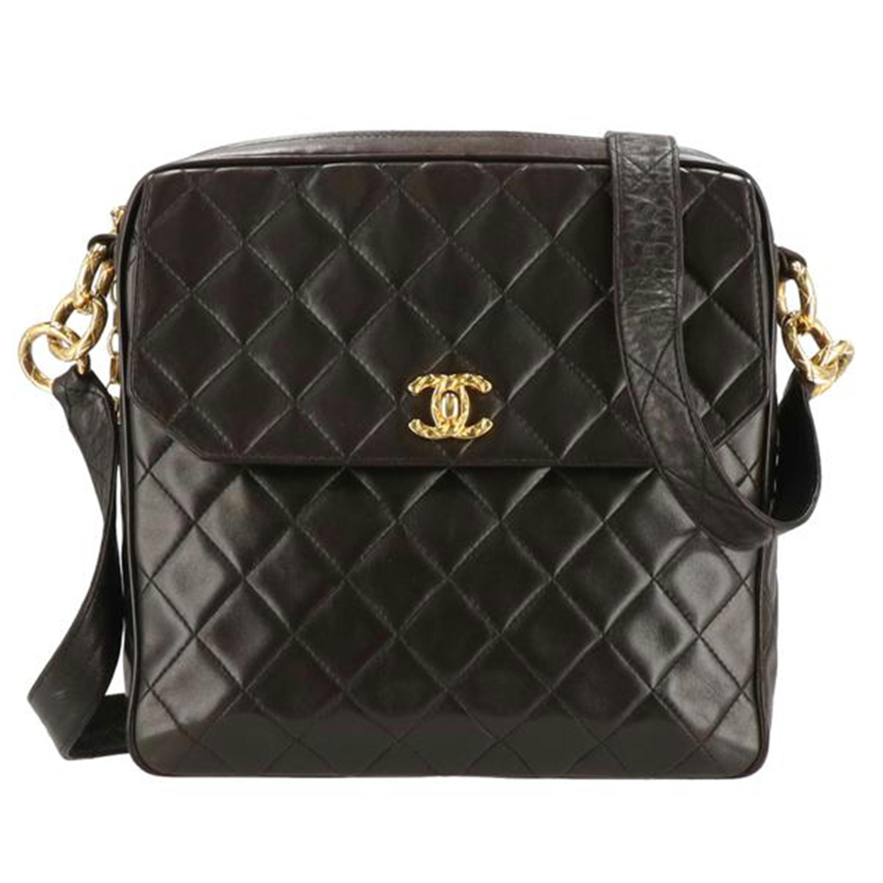CHANEL シャネル/マトラッセラムスキンボールチャームターンロックショルダー//288****/ABランク/93