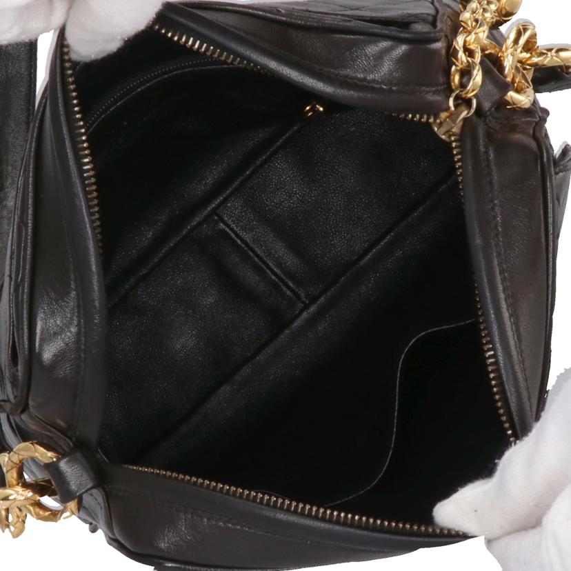 CHANEL シャネル/マトラッセラムスキンボールチャームターンロックショルダー//288****/ABランク/93