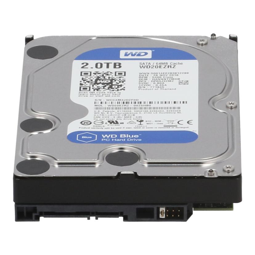 Western Digital WD ウエスタンデジタル /3.5インチ内蔵HDD 2TB/WD20EZRZ//WCC4M3JDZF3D/Bランク/05
