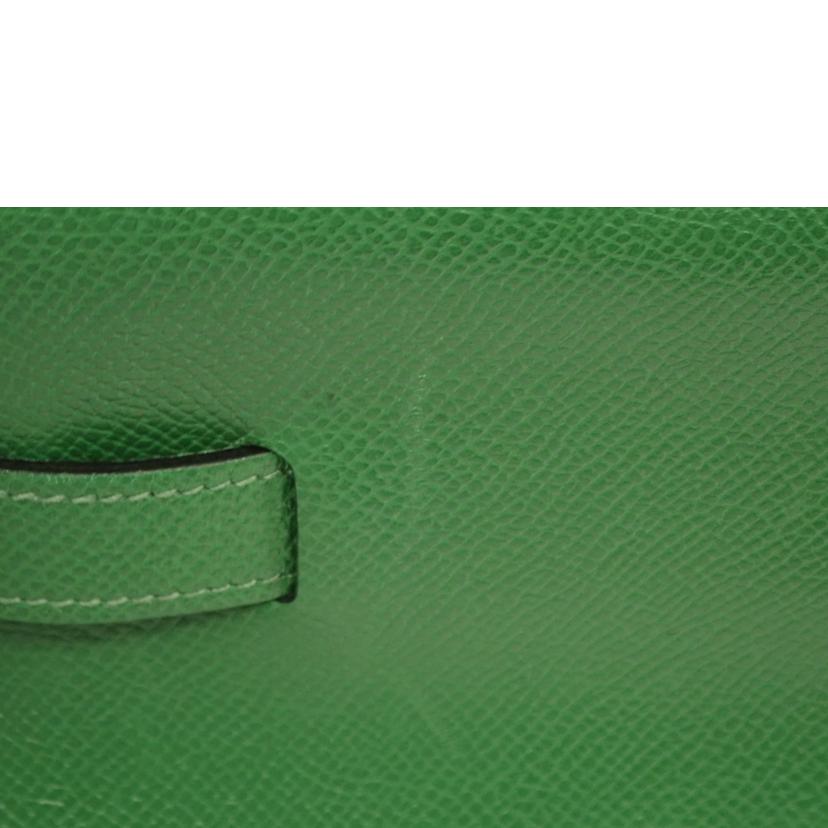 HERMES HERMES/HERMES ポシェットグリーン//〇U/ABランク/62