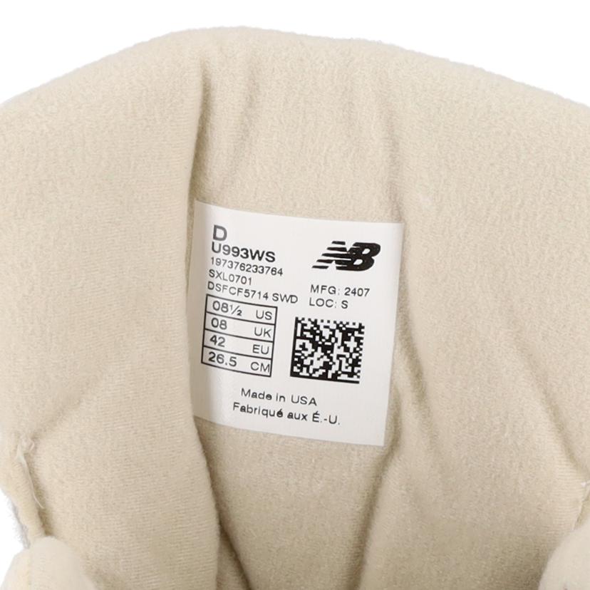 NEW BALANCE ニューバランス/NEW BALANCE/993/ロ-カット/USA/U993WS//26.5cm/ABランク/03