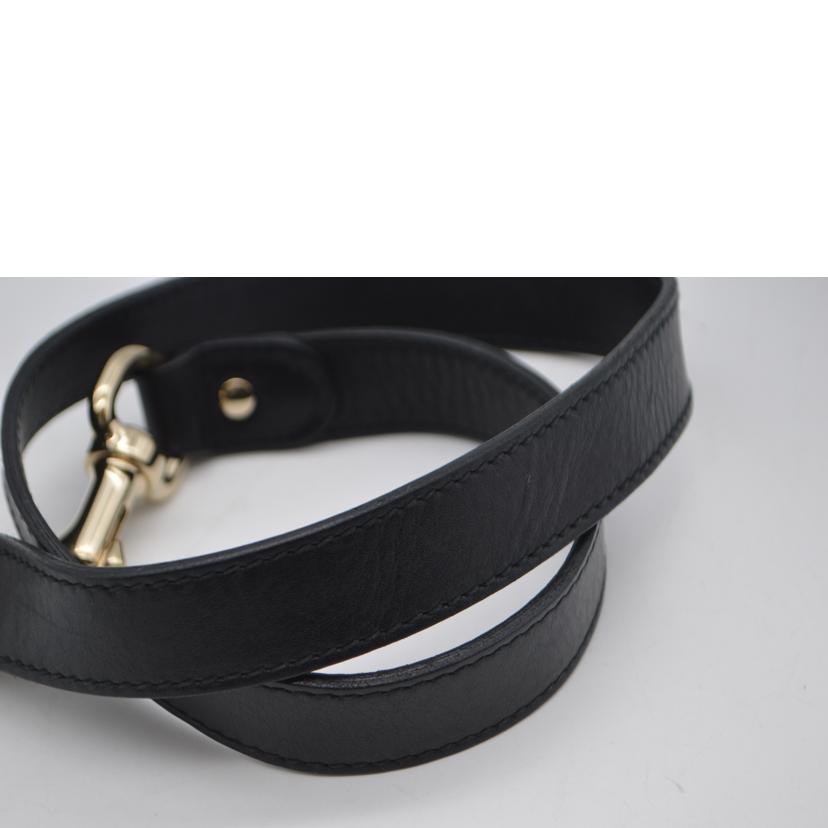 GUCCI グッチ/バンブーカーフ2wayレザーハンド/ブラック/169961//467***/ABランク/89