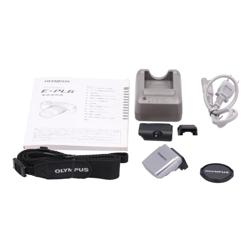 OLYMPUS オリンパス /ミラーレス一眼ダブルズームキット/E-PL6 ダブルズームキット//V3E005453/Bランク/62