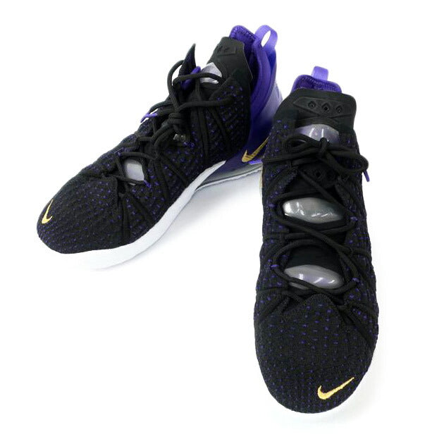 NIKE ナイキ/レブロン18 LEBRON XVIII/30.0cm/ブラック コートパープル メタリックゴールド/CQ9283-004//Aランク/65