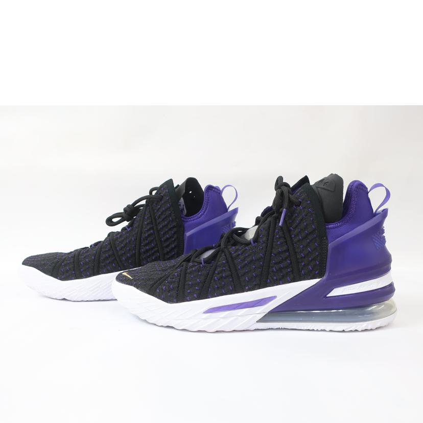 NIKE ナイキ/レブロン18 LEBRON XVIII/30.0cm/ブラック コートパープル メタリックゴールド/CQ9283-004//Aランク/65