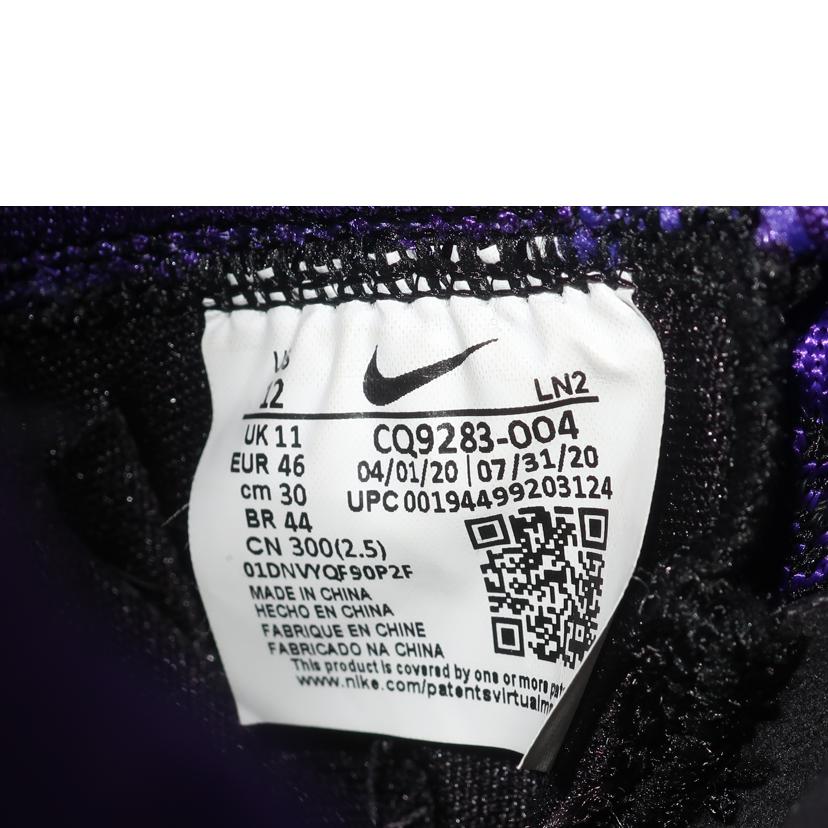 NIKE ナイキ/レブロン18 LEBRON XVIII/30.0cm/ブラック コートパープル メタリックゴールド/CQ9283-004//Aランク/65