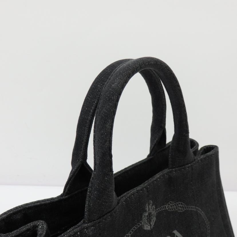 PRADA プラダ/デニム地カパナトート/2way/1BG439//180/Aランク/77