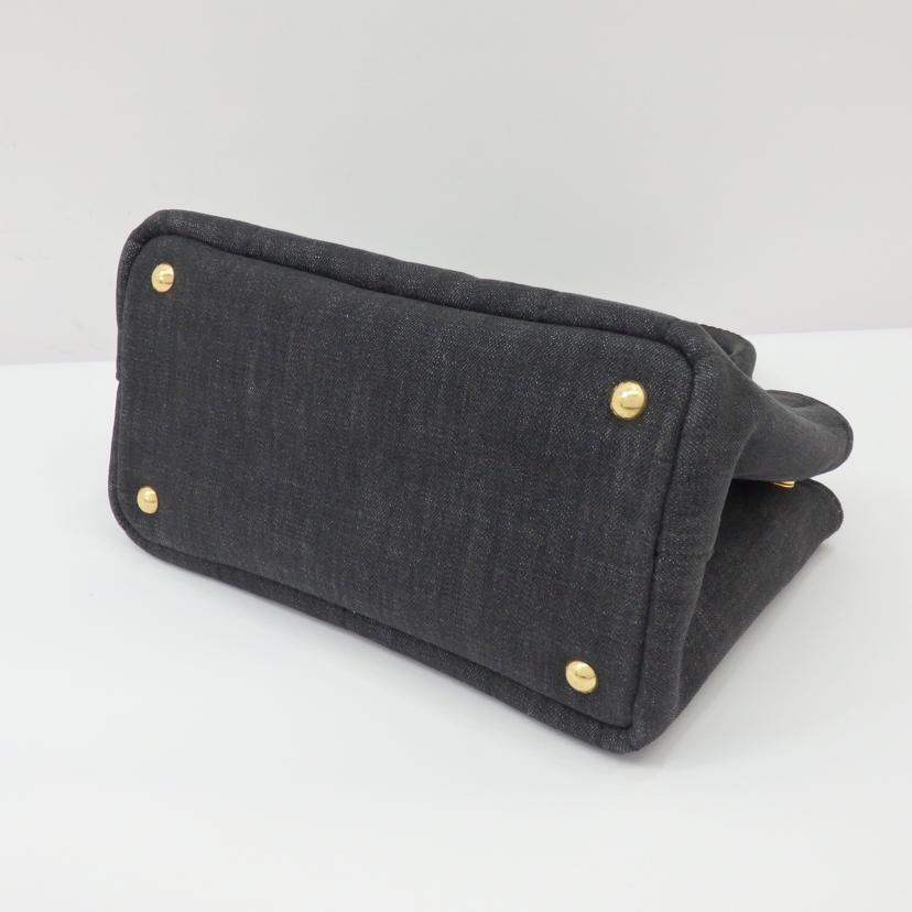 PRADA プラダ/デニム地カパナトート/2way/1BG439//180/Aランク/77