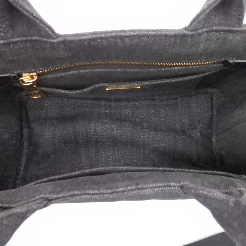 PRADA プラダ/デニム地カパナトート/2way/1BG439//180/Aランク/77