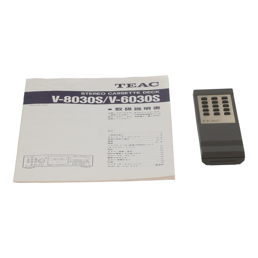 TEAC ティアック /カセットデッキ/V-6030S//004390/Bランク/75