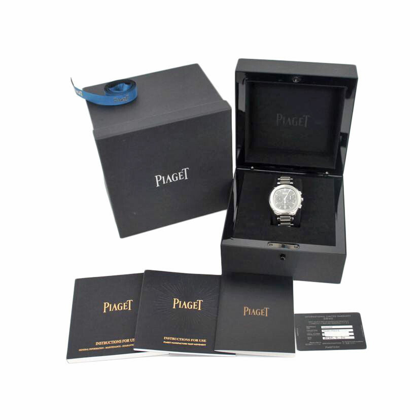 PIAGET ピアジェ/POLO S クロノグラフ / 裏スケ/G0A42005//117****/ABランク/91