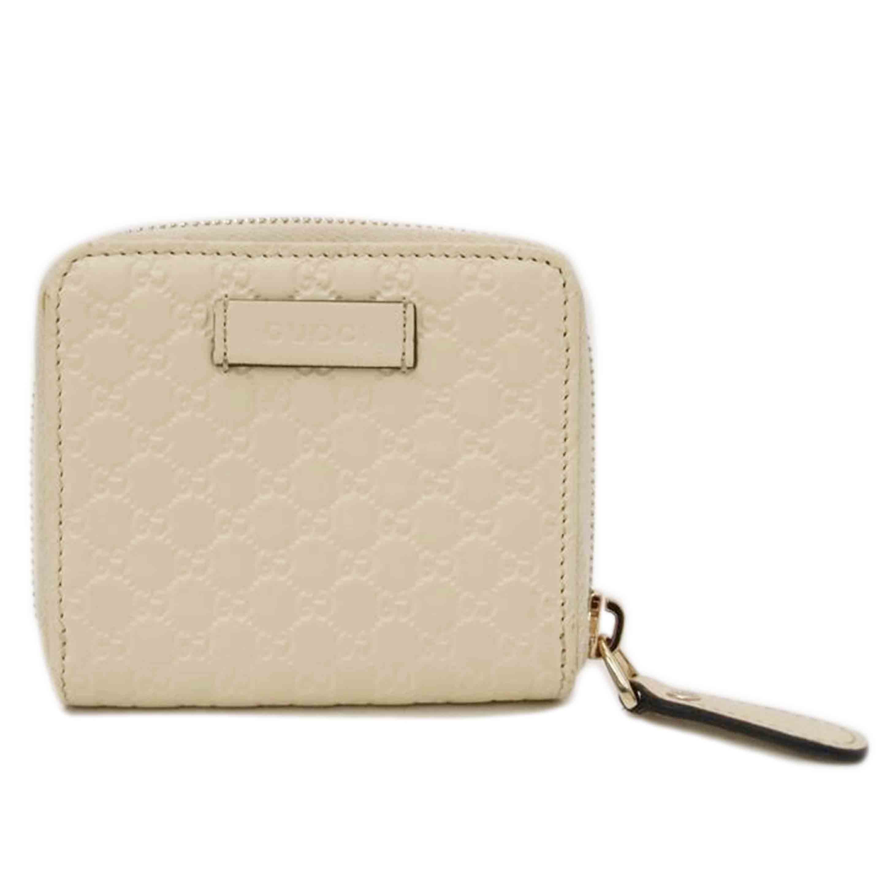 GUCCI グッチ/マイクログッチシマ二つ折り財布/クリーム/449395//525***/Aランク/69