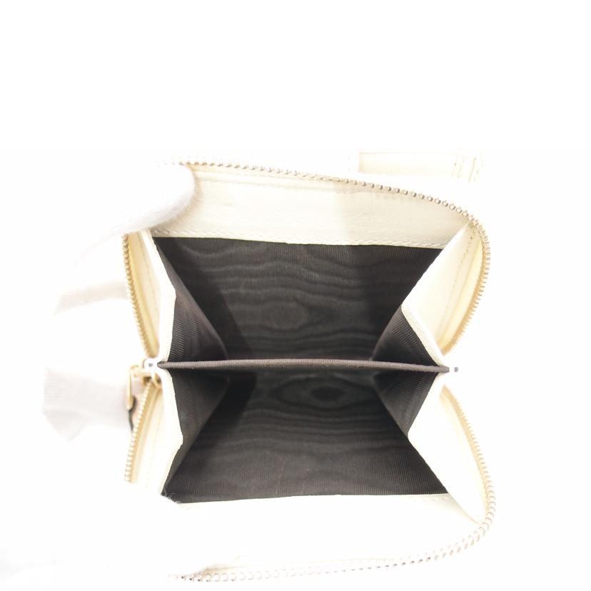 GUCCI グッチ/マイクログッチシマ二つ折り財布/クリーム/449395//525***/Aランク/69
