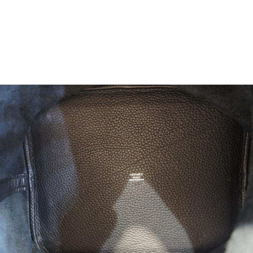 HERMES エルメス/ピコタンロックGM/ノワール/SV金具//□N/Aランク/92
