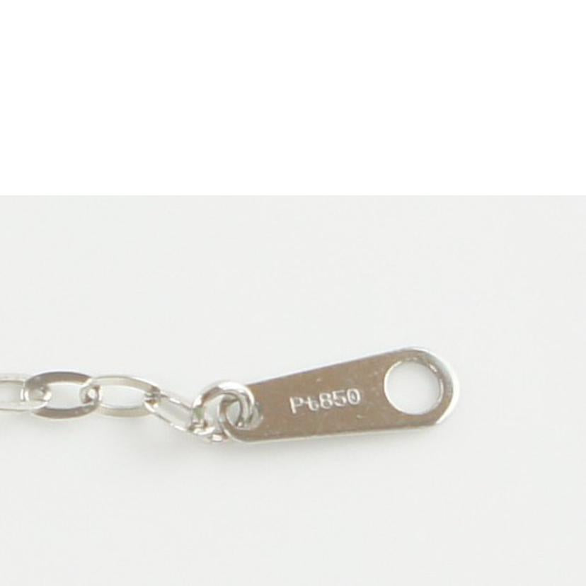 Pt950ダイヤスリーピングネックレス1.00//ABランク/64