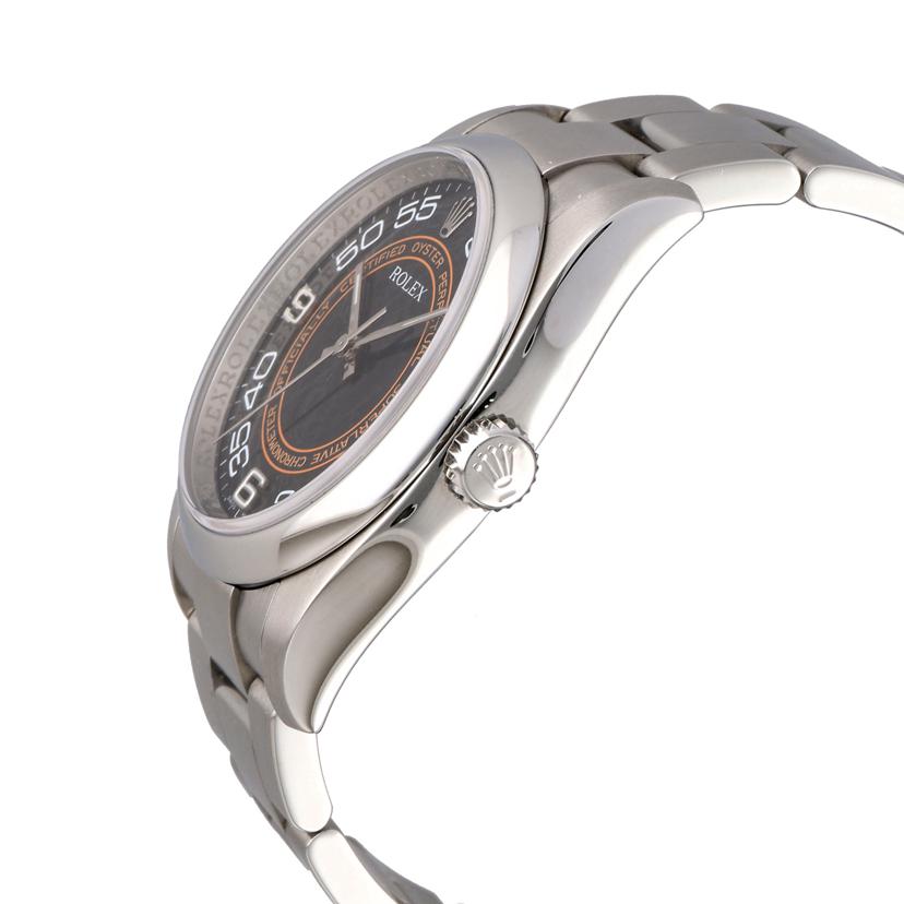 ROLEX ロレックス/オイスターパーペチュアル ブラックコンセントリック オレンジアラビア/116000//V15****/Aランク/09
