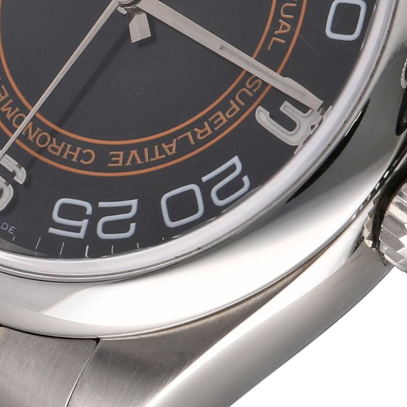 ROLEX ロレックス/オイスターパーペチュアル ブラックコンセントリック オレンジアラビア/116000//V15****/Aランク/09