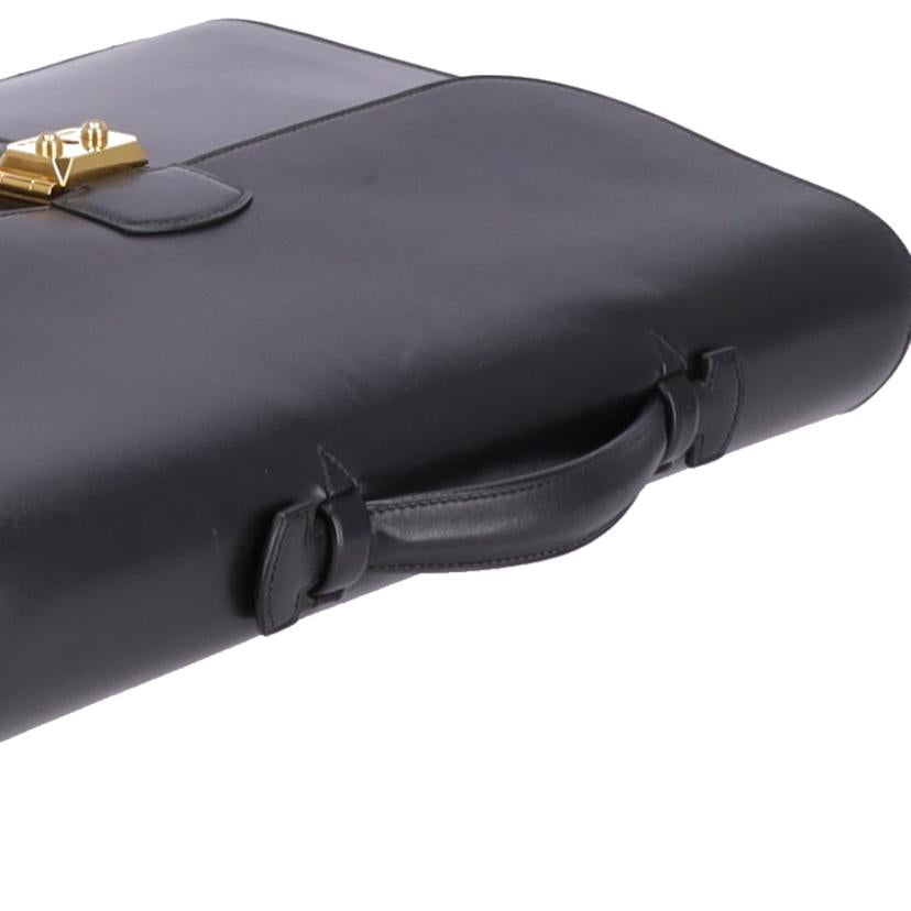 HERMES エルメス/サックアデペッシュ41/ボックスカーフ/ノワール//□E刻*****/ABランク/78