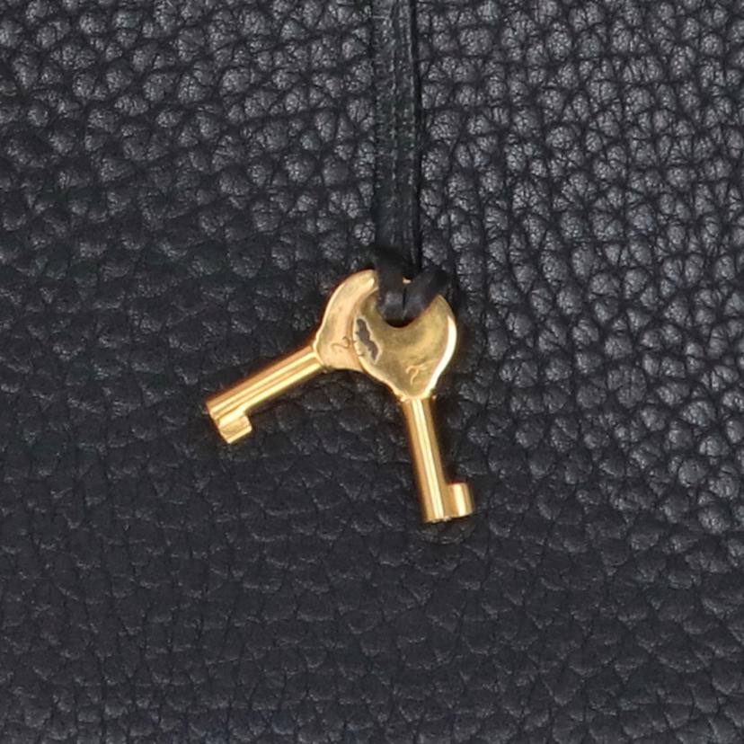 HERMES エルメス/サックアデペッシュ38/トリヨン/ノワール//〇Z刻***/Bランク/78