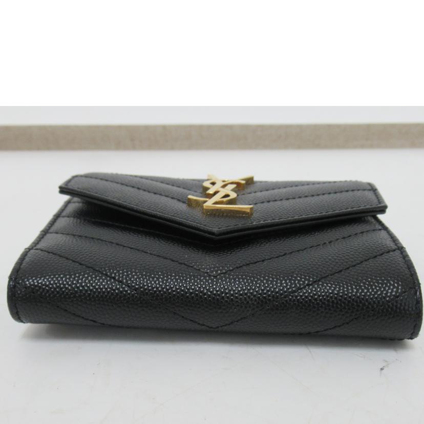 SAINT LAUREN/ 二つ折りZIP財布/BND408943.1223//Aランク/63