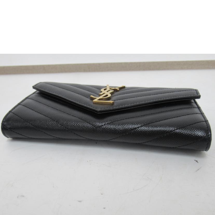 SAINT LAUREN/ZIP長財布/GUE372264.0823//Aランク/63