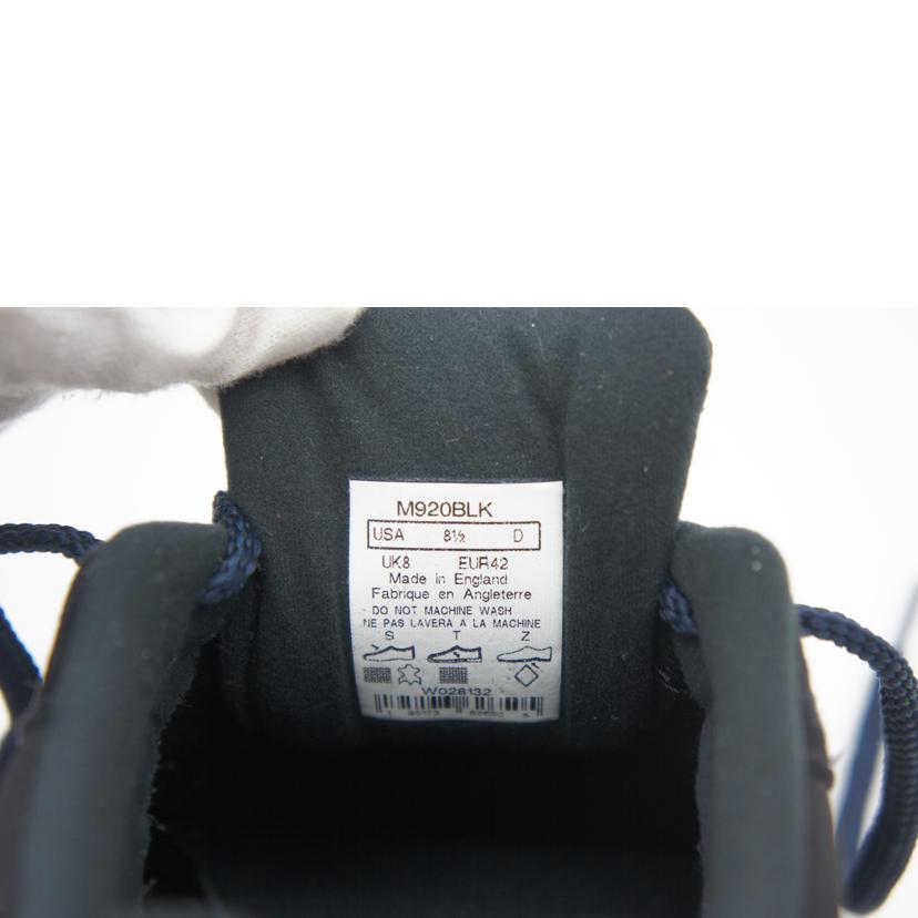 NB ニューバランス/920/ブラック/イングランド製/M920BLK//サイズ:UK表記8/ABランク/75