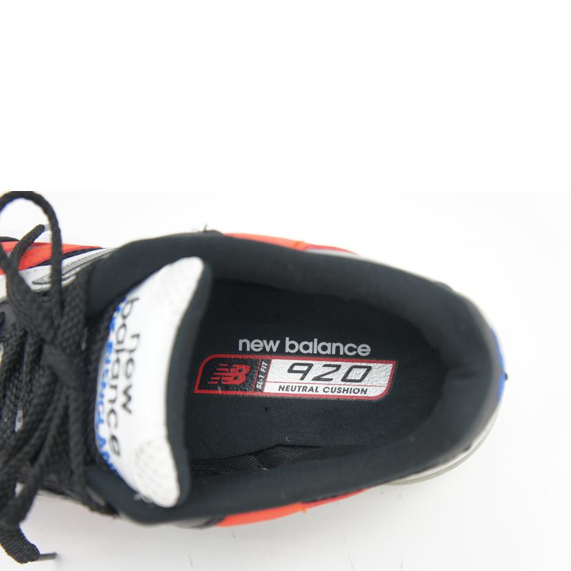 NB ニューバランス/920/ブラック/シルバー/レッド/イングランド製/M920SKR//サイズ:UK表記8/ABランク/75
