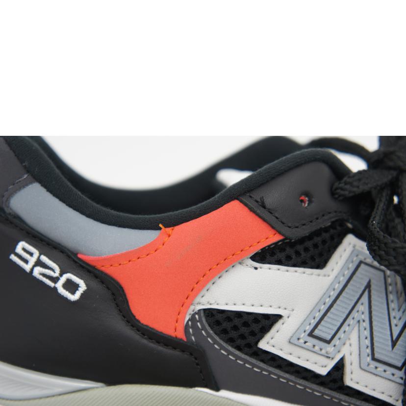 NB ニューバランス/920/ブラック/シルバー/レッド/イングランド製/M920SKR//サイズ:UK表記8/ABランク/75