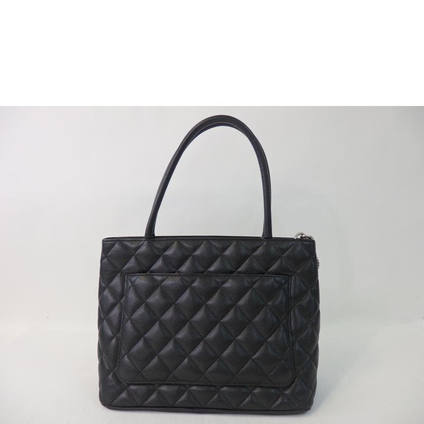 CHANEL シャネル/キャビアスキン復刻トート/黒/シルバー金具/A01804//763****/ABランク/84