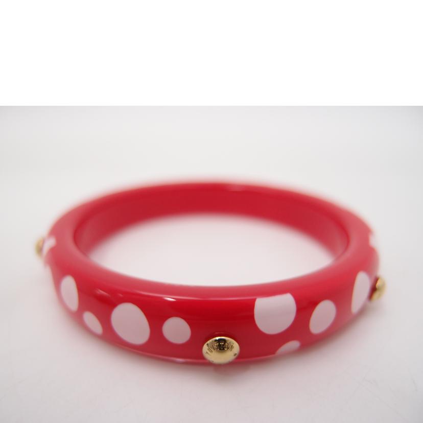 LOUIS VUITTON ルイヴィトン/ブラスレドットインフィニティ/ヤヨイクサイ/レッド/18.5cm/M66684 //GA0***/Aランク/69